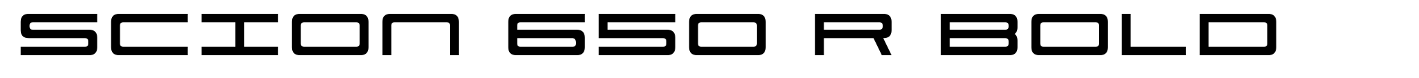 Scion 650 R Bold image